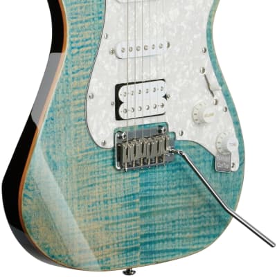 Michael Kelly 1963 Electric Guitar, Ebony Fingerboard, Blue Jean Wash image 4