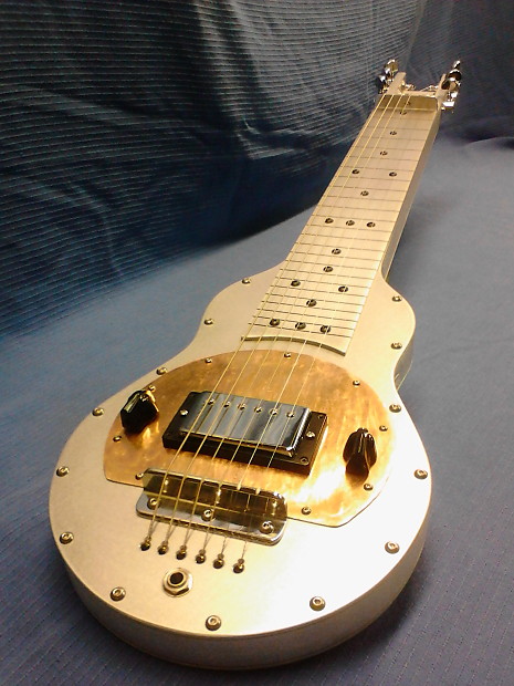 Fouke Industrial Guitars ElectraSlide Custom Lap Steel Guitar 2016 Aluminum image 1
