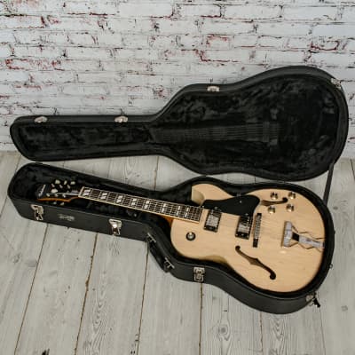 Epiphone ES-175 Premium Hollowbody Electric Guitar, Natural w/ Original Case x3022 (USED) image 14