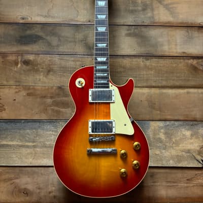 Gibson R8 1958 Reissue Les Paul Washed Cherry Sunburst w/case image 4