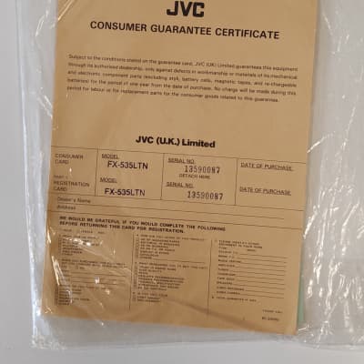 JVC FX-535L Tuner Separates 1970s - Dark Grey - Vintage image 12
