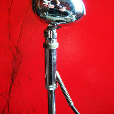 Vintage 1950's Canadian Astatic T-3 crystal "bullet" microphone High Z harp mic  prop display JT30 D104 image 8