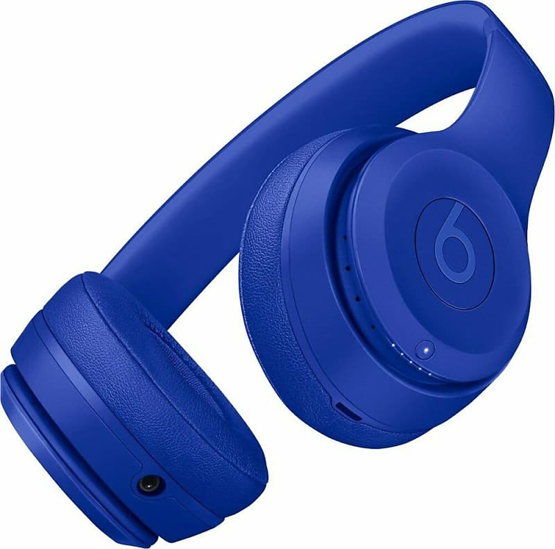 Beats by Dre Solo 3 Wireless On Ear Headphones Break Blue | Reverb