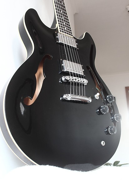 Yamaha SA900 Super Axe Semi-Hollow Black 1986 | Reverb