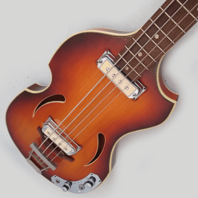 Klira Bass - 4 String - 1965 - Tobacco Burst - Made in Germany image 3