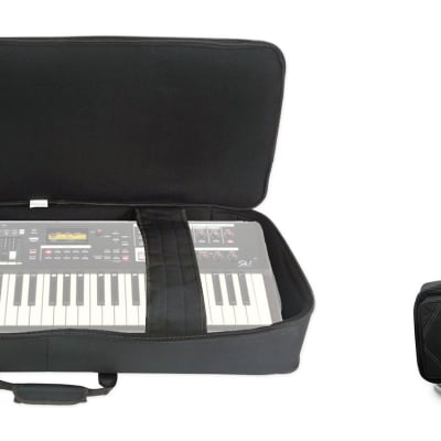 Rockville BEST BAG 49 Padded Rigid Durable Keyboard Gig Bag Case for Hammond SK1