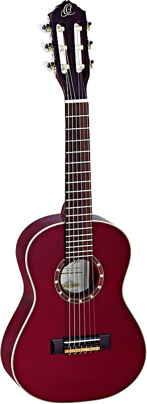 Ortega Family Series 1/2 Size Nylon Classical Guitar w/ Bag image 1
