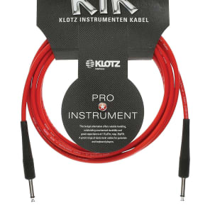 Klotz KLO-KIK6-0PPRD 1/4" TS Instrument Cable - 20'