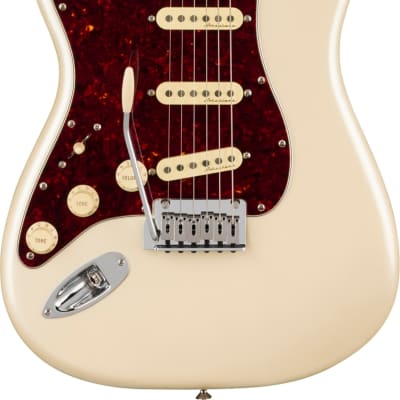 Fender Player Plus Stratocaster Left-Handed Electric Guitar, Olympic Pearl