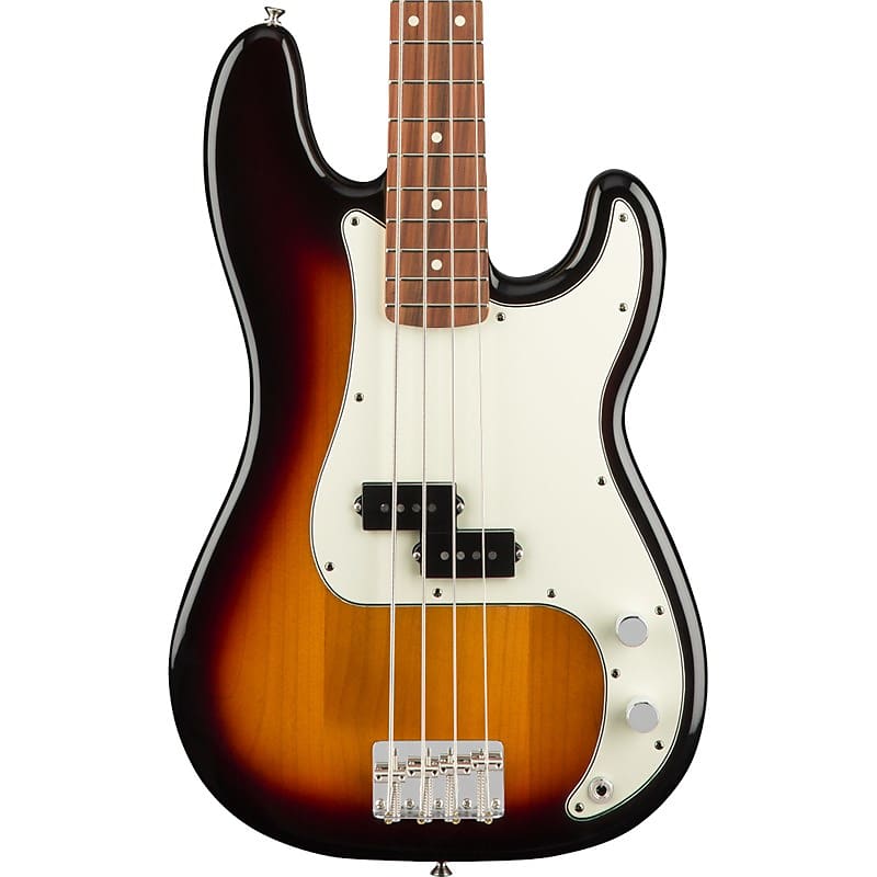 Fender Player Precision Bass 3 Tone Sunburst Pau Ferro image 1