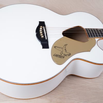 Gretsch G5022CWFE Rancher Falcon Acoustic Guitar 2014 White w/ Bag image 4