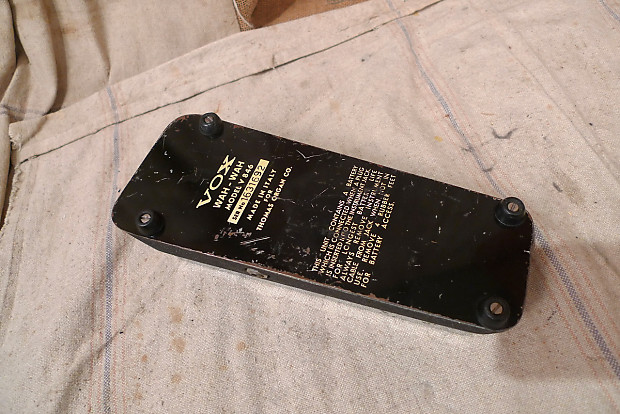 ギター VOX Wah Wah Model 846 The VOX Showroom - Vox V846 Wah-Wah Pedal - 1967 - 1978