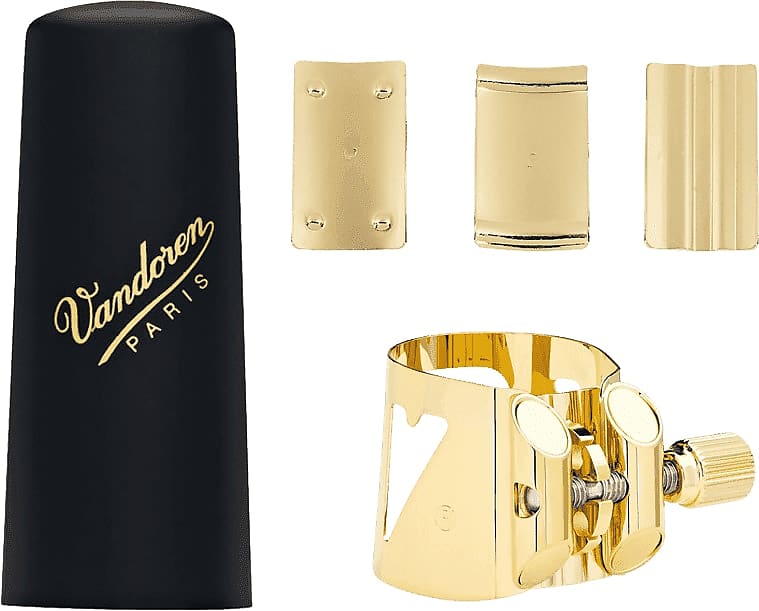 Vandoren LC06P Ligature optimum saxo soprano + couvrebec Reverb