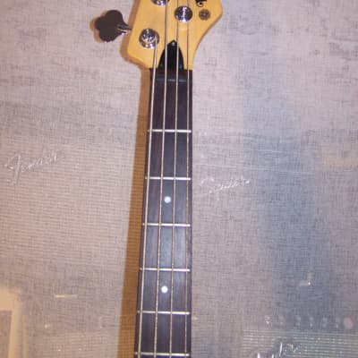 Vintage Lotus "P" Bass Style Guitar, 1980s, Metallic Blue/Black Burst Finish image 6