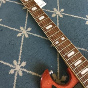 Telestar Electric Guitar 1960's Red Sparkle image 5