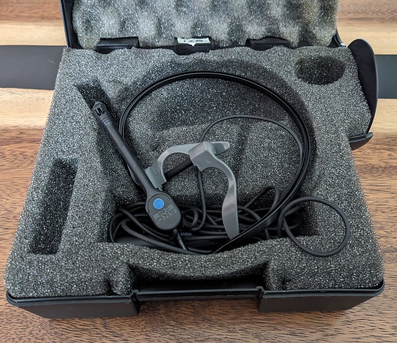 AKG C 410 Headset Mic, Phantom Power Adapter, OEM Travel Reverb