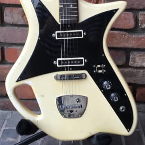 RARE Guyatone LG-160T Telstar 1966 Pearl White Japanese