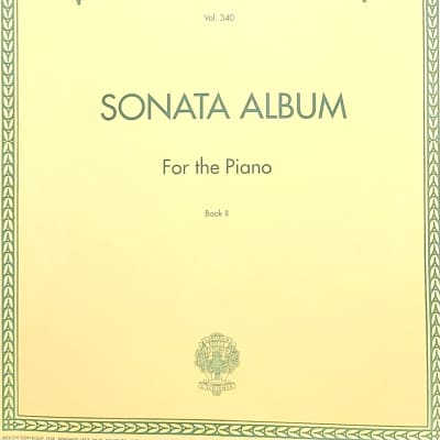 Schirmer's Library of Musical Classics - Sonata Album Bk. 2 - Vol. 340 image 1
