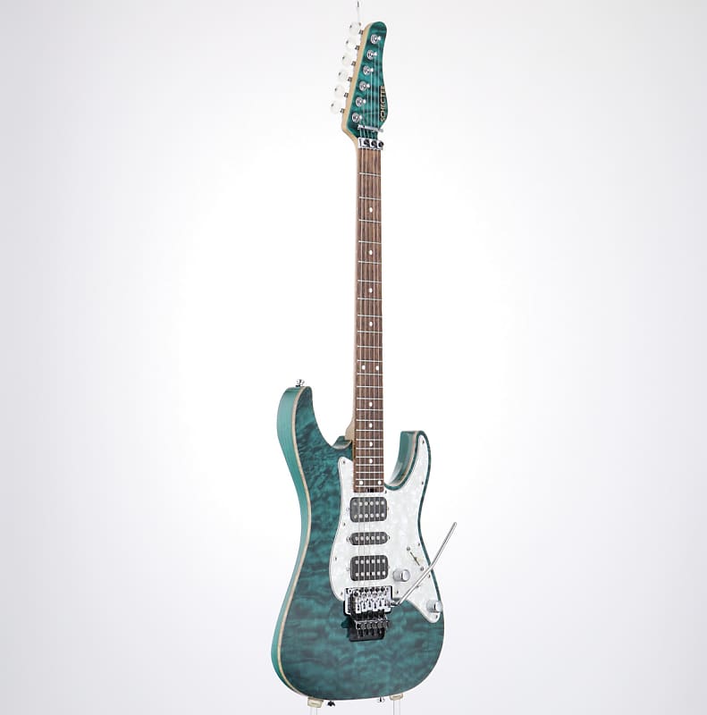 ギター SCHECTER EX-V-24 Black Turquoise SCHECTER EX-V-24 Black Turquoise - メルカリ