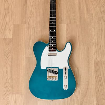 T-Style Partscaster Custom Electric Guitar Ocean Turquoise w/ Fender Licensed Neck, Tweed Case image 2
