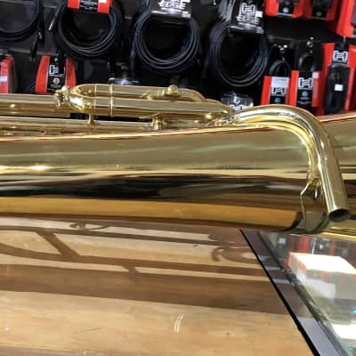 1982 King USA Legend Series 2280 Intermediate Model Gold Lacquered Bb Euphonium with Case & Mouthpiece image 11