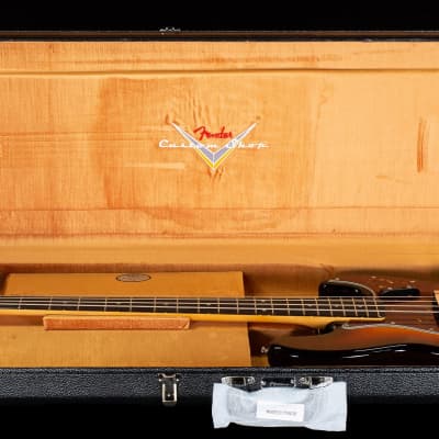 Fender Custom Shop 1964 Jazz Bass Time Capsule 3-Tone Sunburst (427) image 7