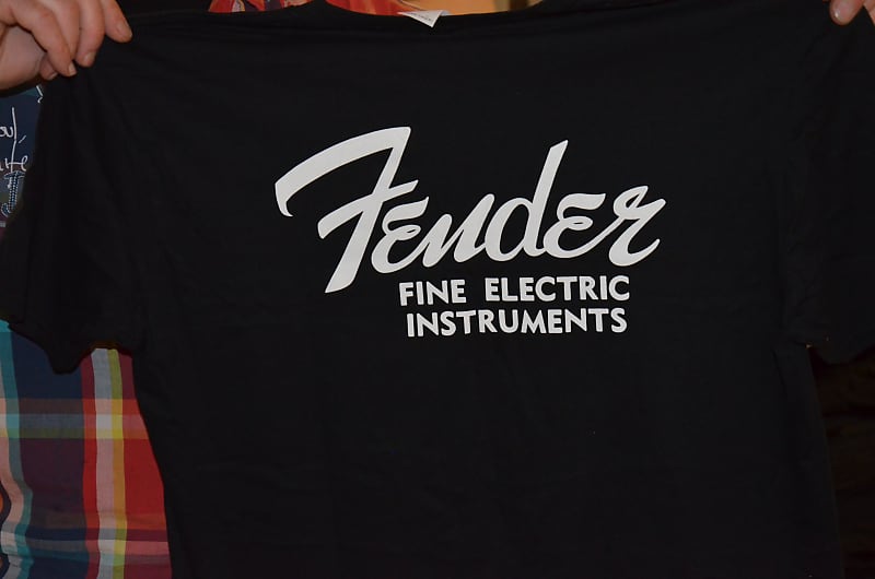 50% OFF DEAL! Orig.Fender 1950s vintage style T-Shirt"fine electric instruments"=rare*size M*was 20€ image 1