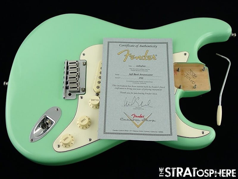 Fender Custom Shop Jeff Beck Stratocaster NOS LOADED BODY Strat Surf Green