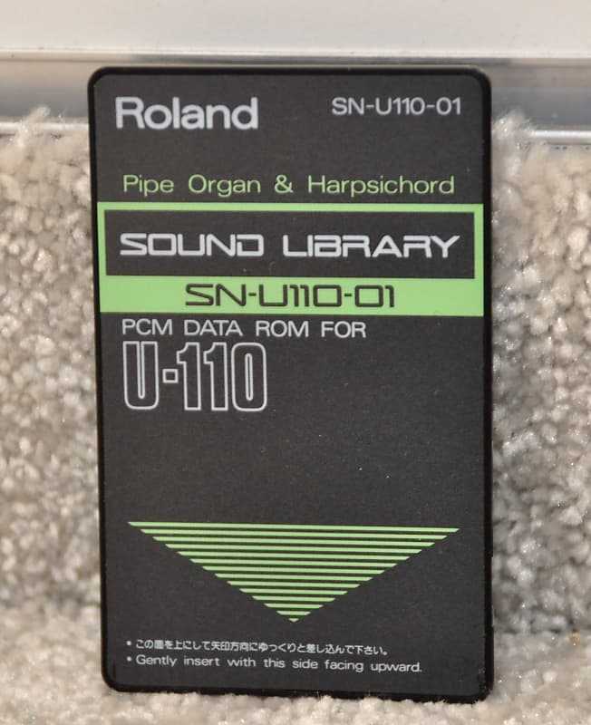 Roland SN-U110-01 Sound Library for U-110 Pipe Organ & Harpsicord 