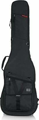 Gator Transit Series Bass Guitar Gig Bag with Charcoal Black Exterior image 1