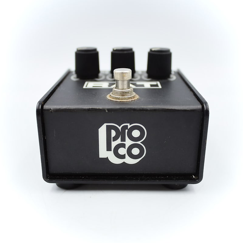 ProCo RAT Made in USA Silver Screw LM308N Distortion Guitar
