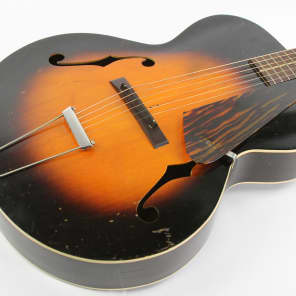 1930s Henry L Mason Archtop Gibson Built Sunburst image 3