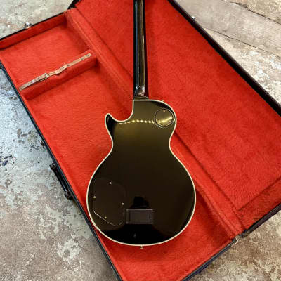 BURNY RLC サスティナー搭載モデル Les Paul Custom Burny] Les Paul Custom White RLC-70 Electric Guitar Used