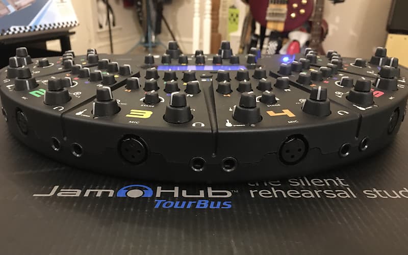 JamHub TourBus 7-Section Silent Rehearsal Studio Mixer System with