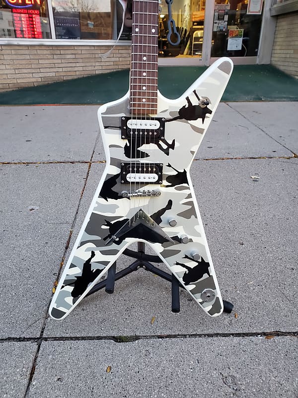 ギター DEAN ML CAMO Dean DimeBag Camo ML Electric Guitar, Floyd Rose, FREE