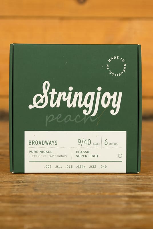 Stringjoy Broadways Pure Nickel Classic Super Light Reverb UK