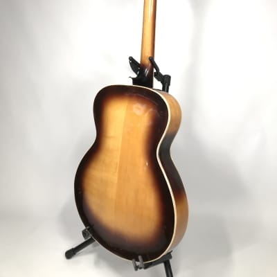 Hoyer archtop guitar 1950s with Dearmond Rythm Chief - carved top and bottom - German vintage image 4