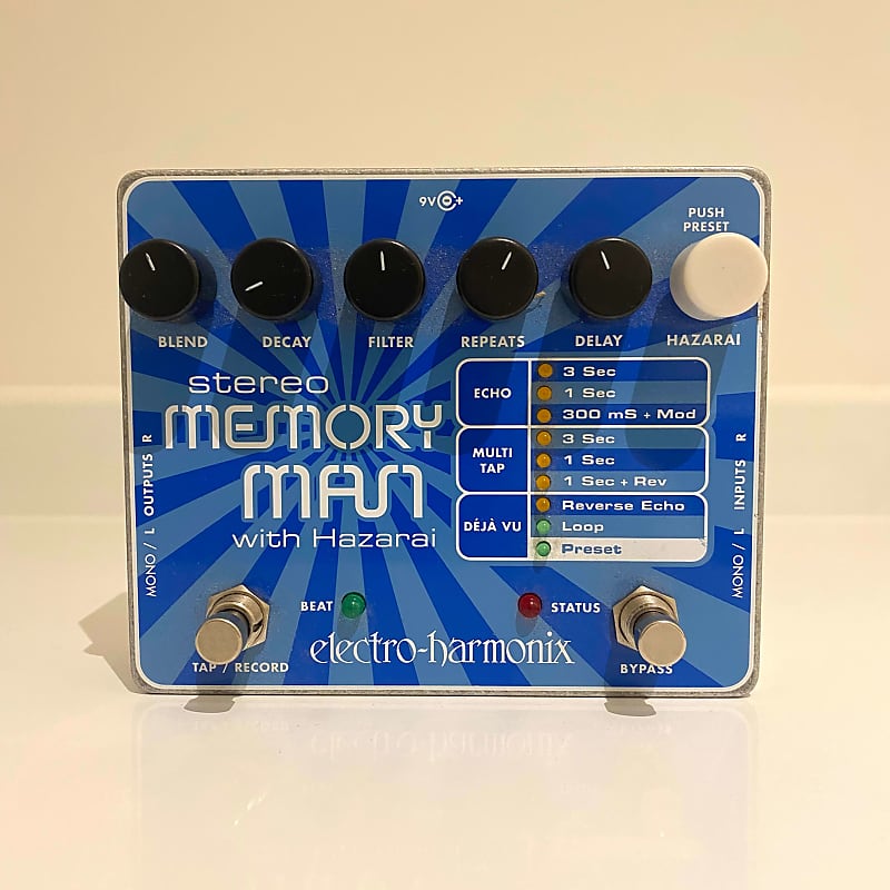 Electro-Harmonix Stereo Memory Man With Hazarai | Reverb UK