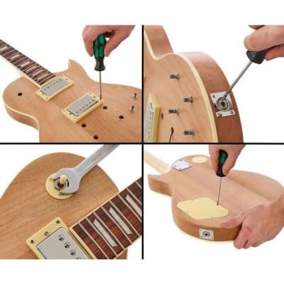 Harley Benton SC DIY Electric Guitar Kit - LP Style image 6