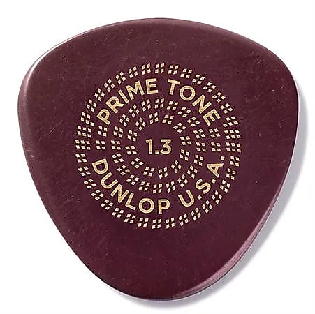 Dunlop 515P13 Primetone Semi-Round Smooth 1.3mm Guitar Picks (3-Pack) image 1