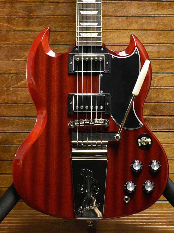 Epiphone SG Standard '61 Maestro Vibrola Electric Guitar, Vintage Cherry image 1