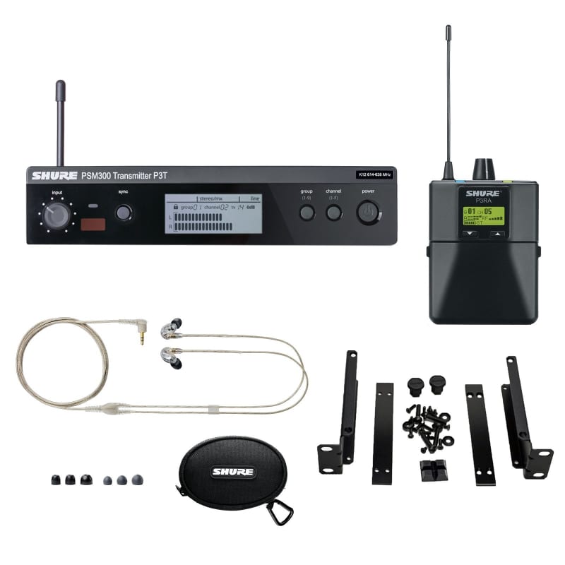 Micro sans fil Shure GLXD24RE-SM58-Z2 récepteur et Emetteur main SM58 avec  Kit de rack et antennes déportées