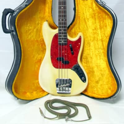 Used Fender Mustang Bass Olympic White 1967 W/HSC image 24