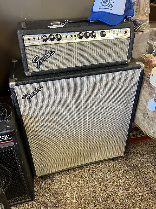 Fender Bassman 50 Silverface Bass Cabinet 2x15 | Reverb