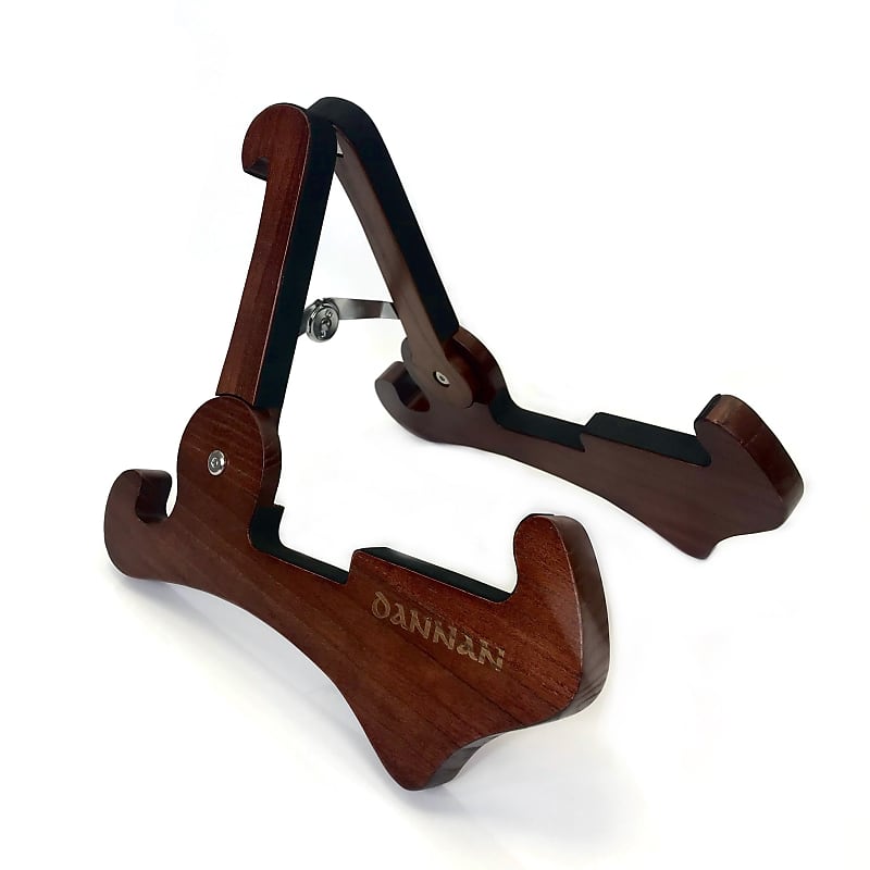 1to1 Music Foldable Brown Wooden Guitar Stand By