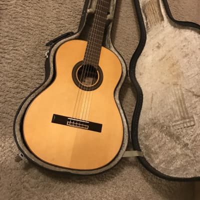 Aria A-50 handcrafted Classical Concert Guitar 1970s in excellent condition with hard case image 1