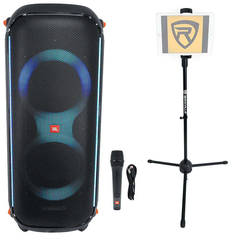  JBL Partybox 110 Portable Bluetooth Speaker Bundle with PBM100  Wired Microphone : Electronics