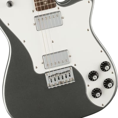 SQUIER - Affinity Series Telecaster Deluxe  Laurel Fingerboard  White Pickguard  Charcoal Frost Metallic - 0378250569 image 3
