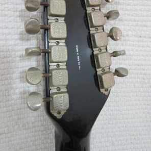 Vintage Vox Phantom 1966 Black XII V221 12 String Guitar Case Clean image 6