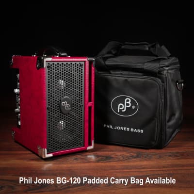 Phil Jones Bass BG-120 Bass Cub Pro 2x5” 120W Combo Amp w/ Cover – Red image 9